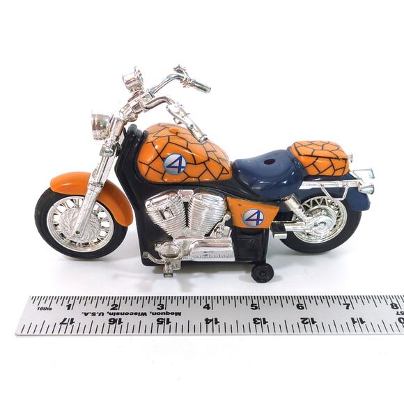 Marvel Fantastic Four The Thing Battery Powered Motorcycle Toy Biz 2005 - Picture 2 of 7